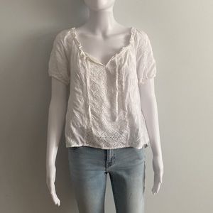 Abercrombie and Fitch White Blouse